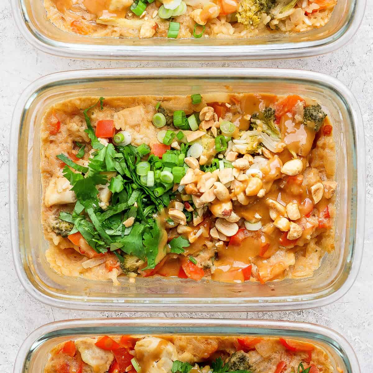 Homemade Peanut Chicken: Baked in Containers for Takeout Flavor